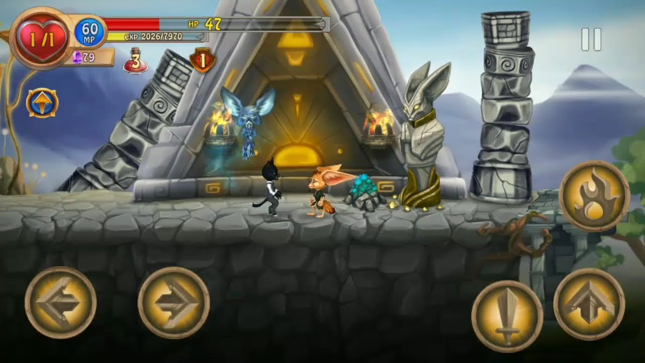 Fin & Ancient Mystery: platformer adventure| level 6 [Sleepy Hollow]