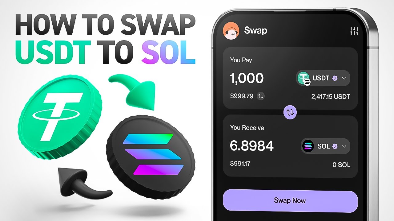 How to Swap USDT (SPL) to SOL With 0 SOL Balance (No Gas Needed)