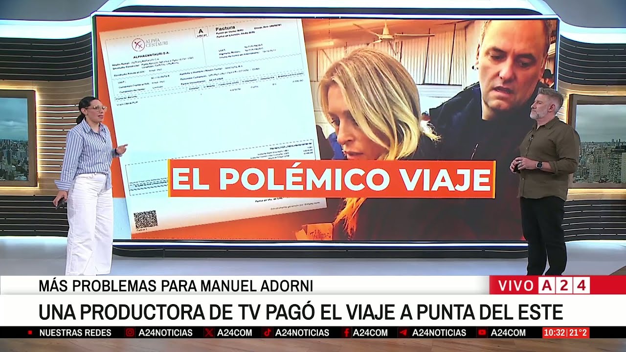 📢 POLÉMICO VIAJE A URUGUAY DE MANUEL ADORNI: UNA PRODUCTORA DE TV PAGÓ EL VIAJE A PUNTA DEL ESTE