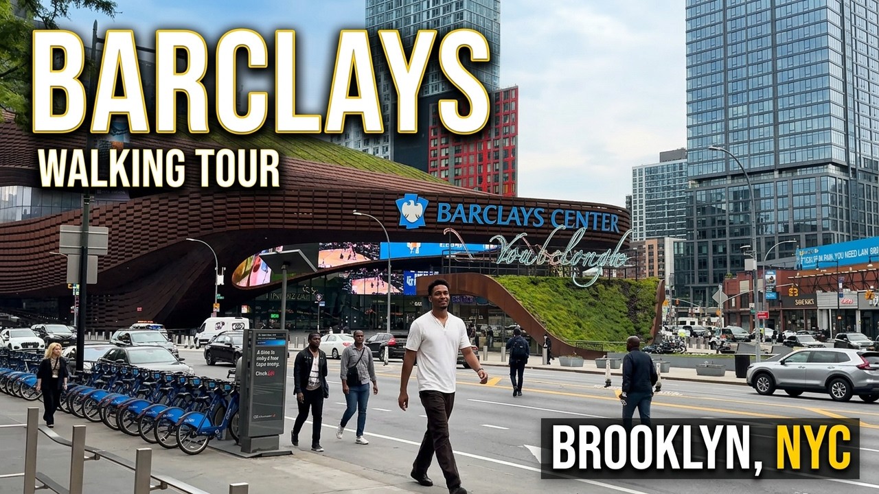 Barclays Center Walking tour / Atlantic Avenue Brooklyn New York