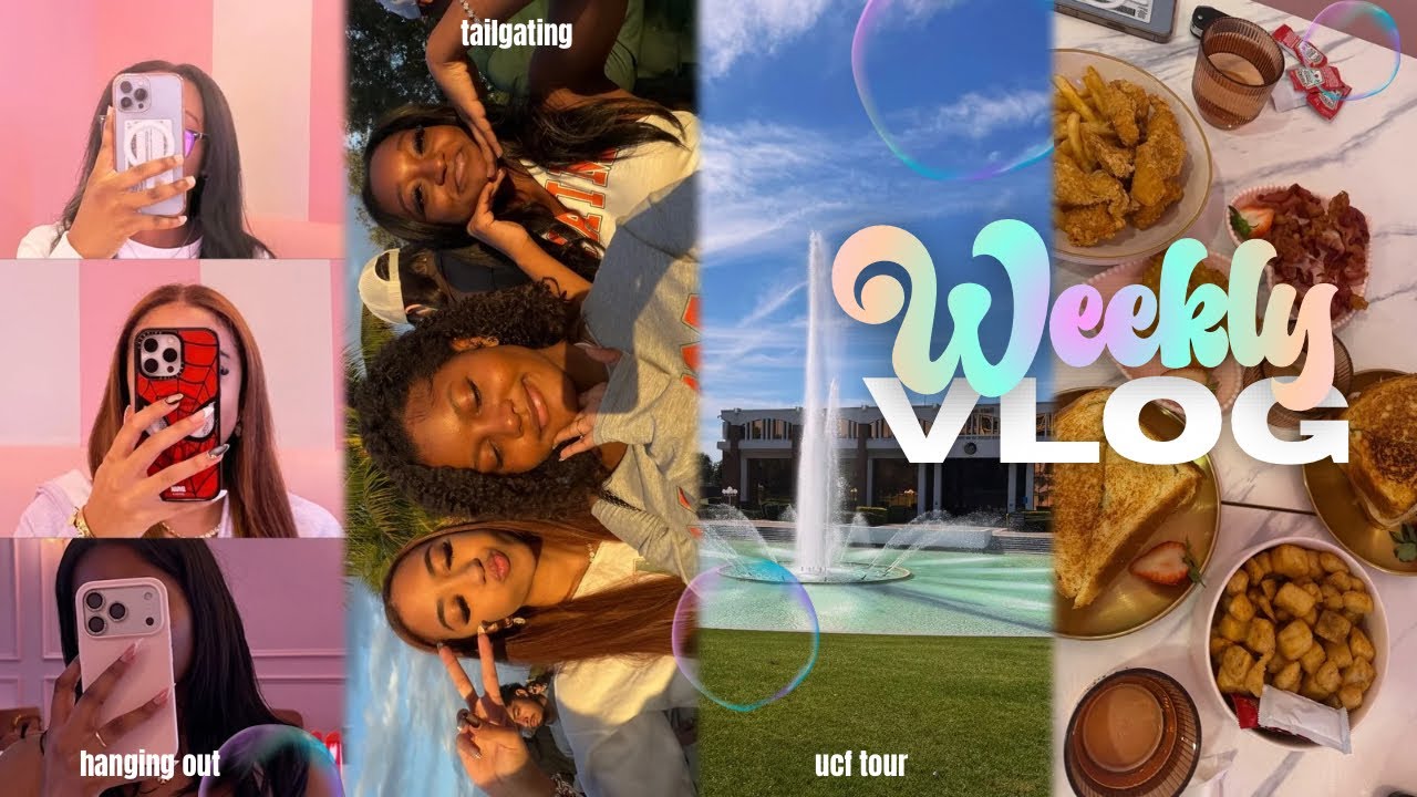 weekly vlog: friends date, umami tailgate, ucf tour
