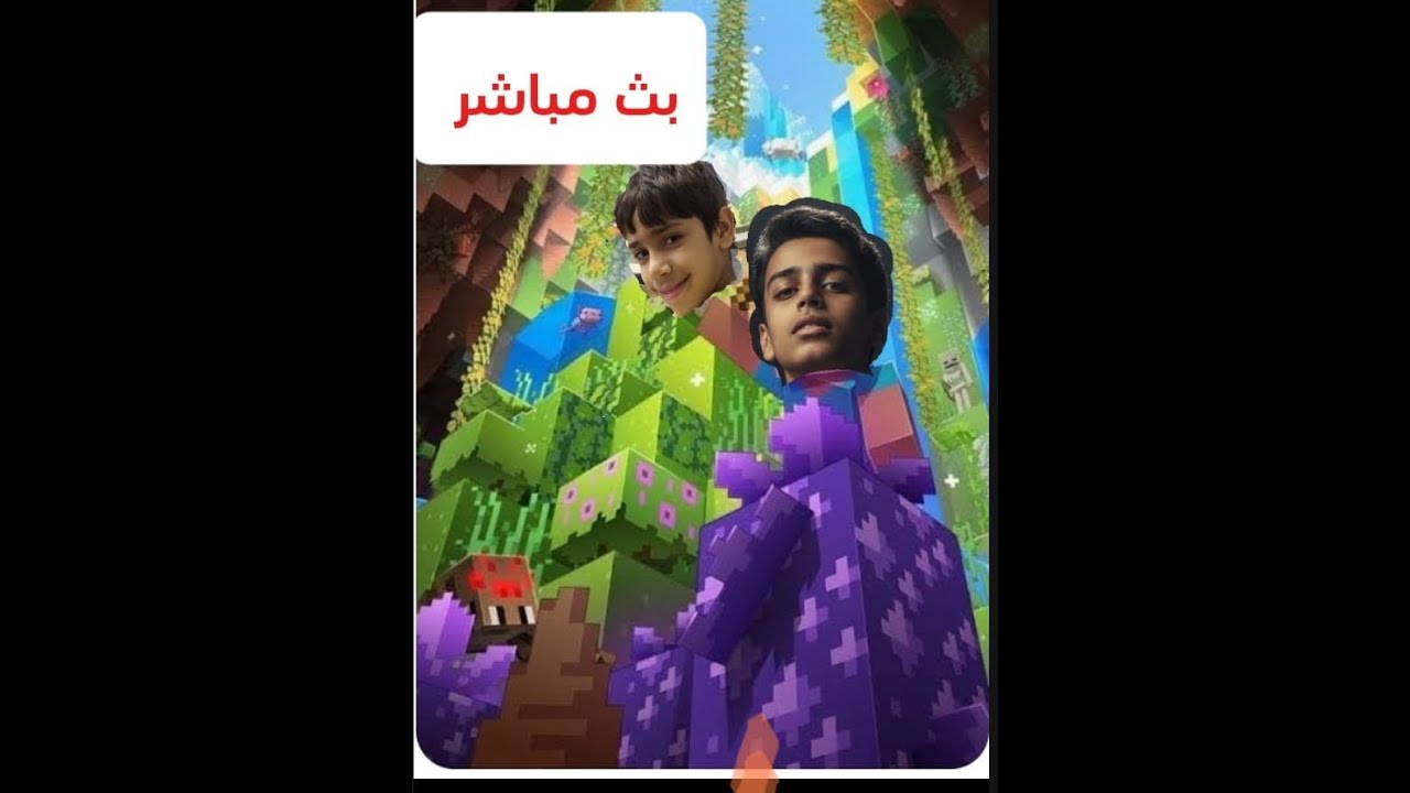 بث محاولة تختيم ماين كرافت