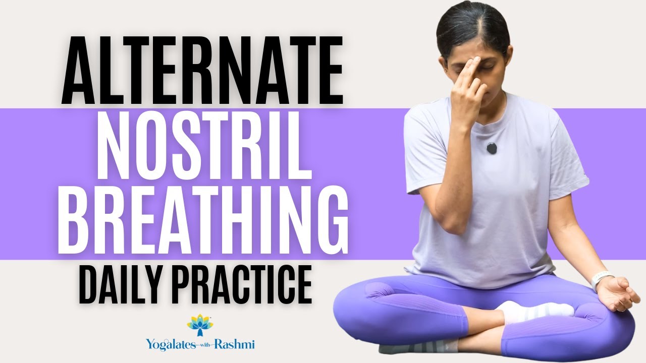 АнуломВилом с задержкой дыхания | Ежедневная практика попеременного дыхания через ноздри | Йогала...