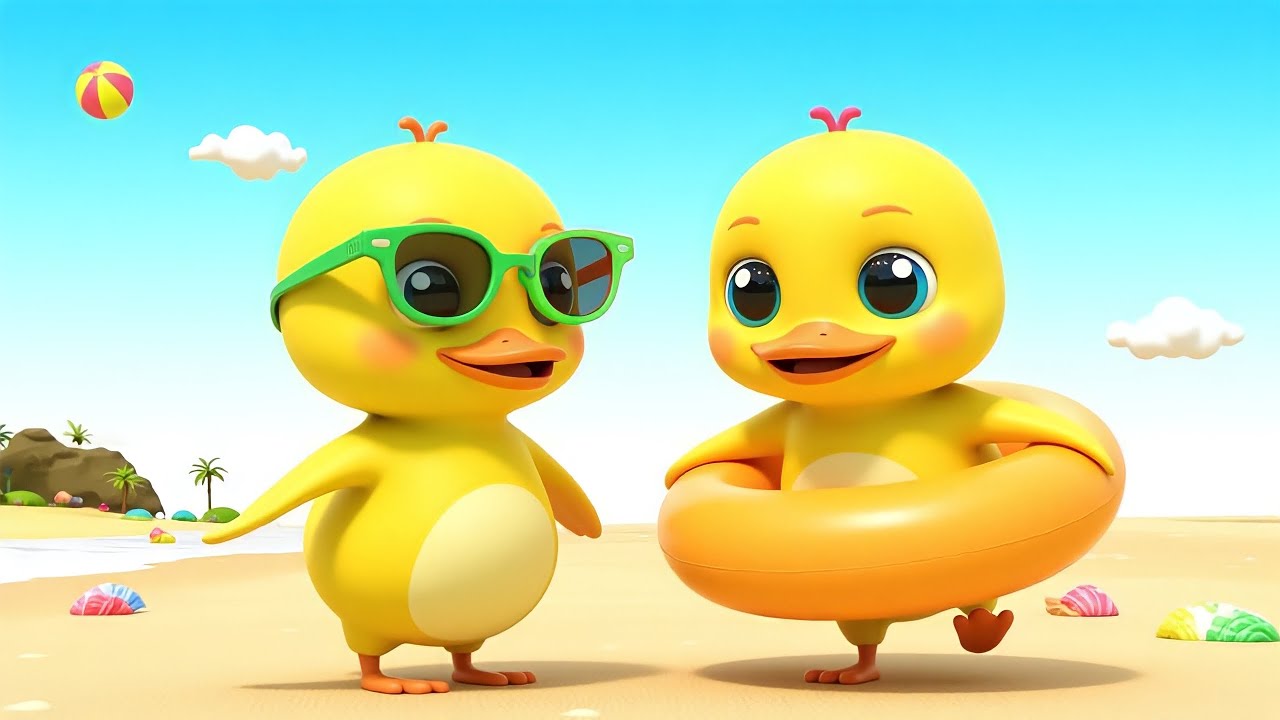 Một Con Vịt Đi Biển - Hoạt H&igrave;nh 3D Vui Nhộn | Ca Nhạc Thiếu Nhi S&ocirc;i Động Hay Nhất 2025 - Ch&uacute; Vịt Con