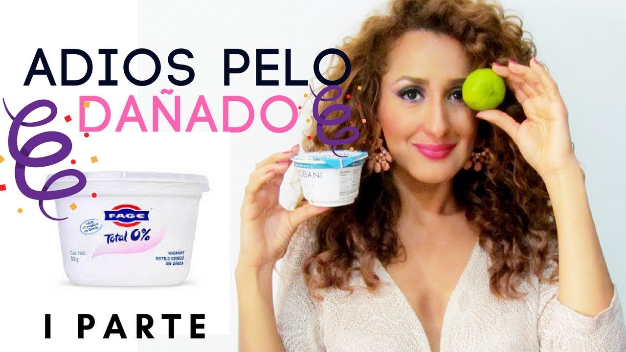 YOGUR GRIEGO! MASCARILLA CASERA para el Cabello Rizado SECO Y MALTRATADO..