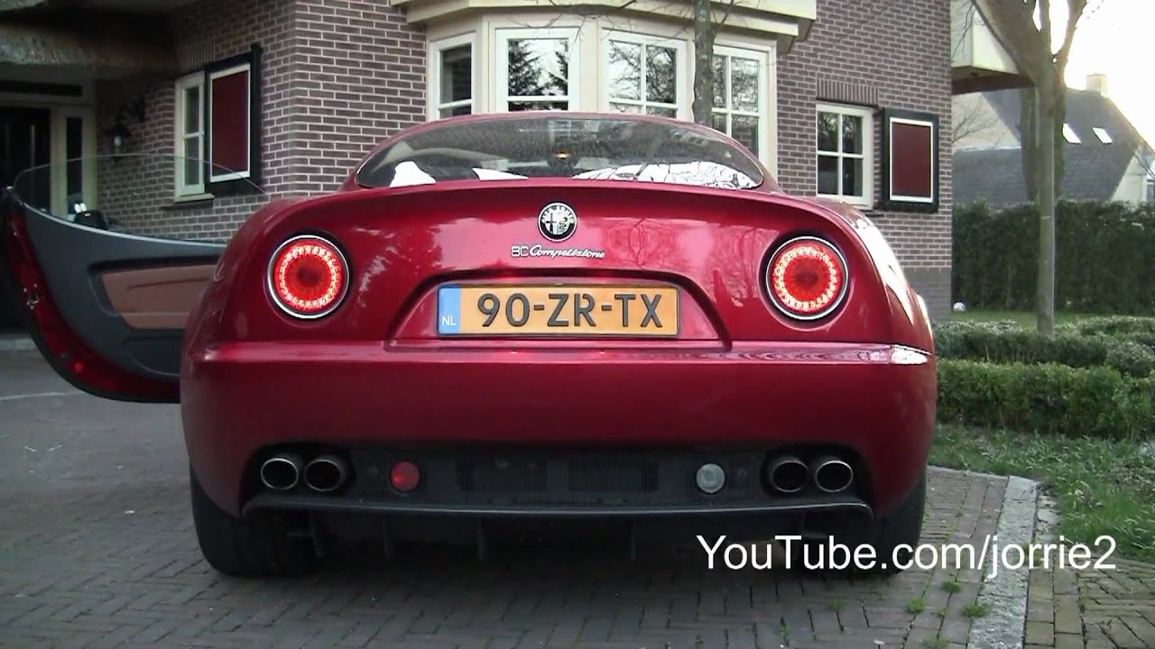 Alfa Romeo 8C Competizione Sound!! - 1080p HD
