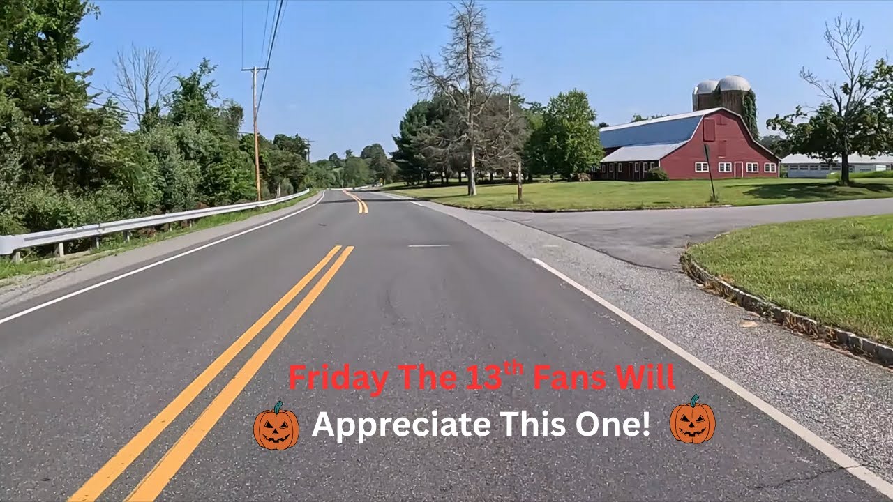 Scenic Drive From Millbrook to Blairstown, New Jersey (Friday the 13th Driving Shots Locations) 