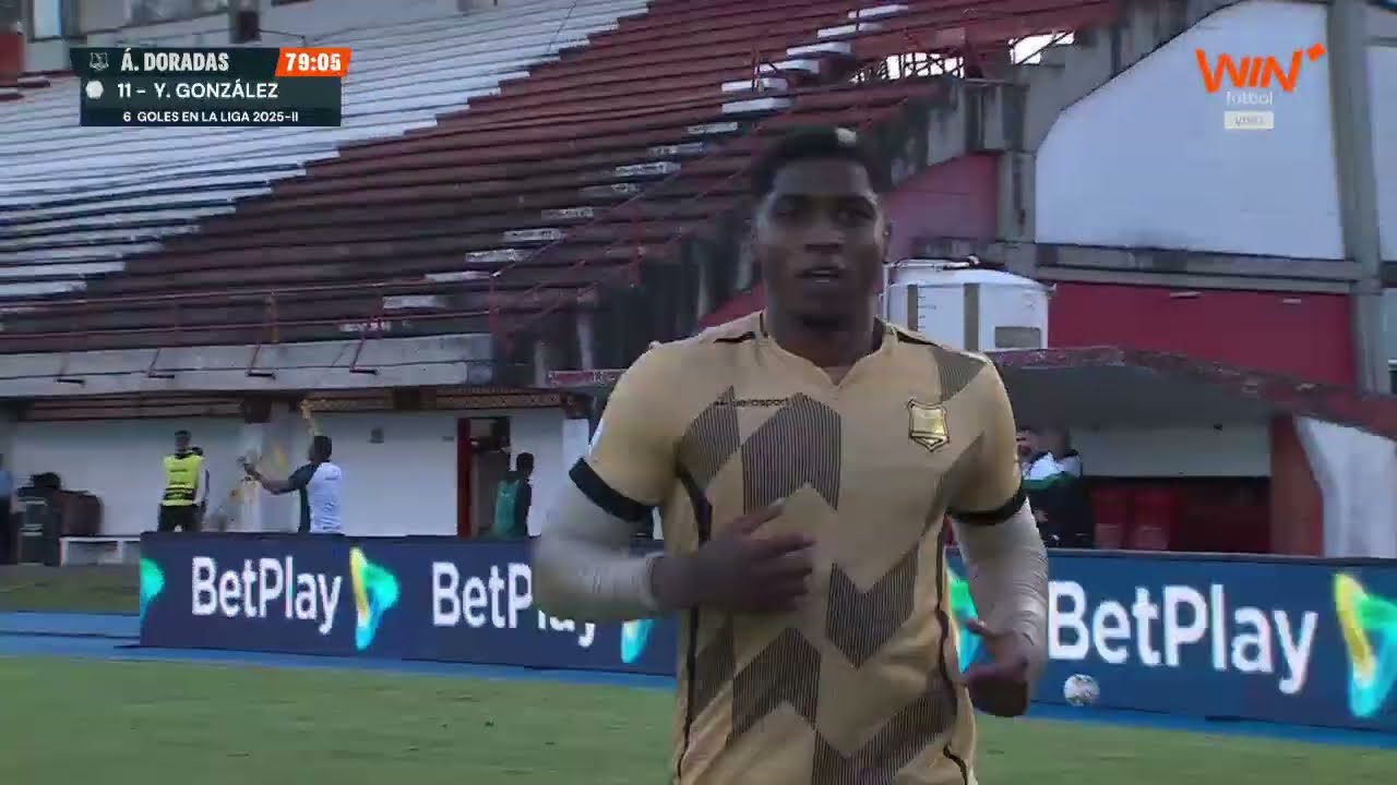 &iexcl;TERCER GOL DE &Aacute;GUILAS DORADAS ANTE DEPORTIVO CALI! Gran definici&oacute;n de Yony Gonz&aacute;lez. #LALIGAxWIN🦅🔥🟢