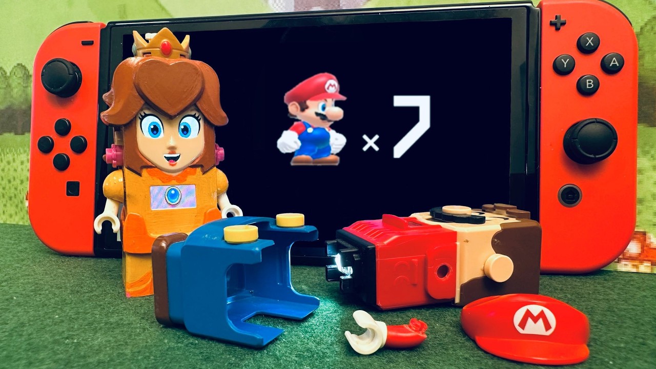 Lego Daisy помогает Марио 🔥💝 У Lego Mario есть 7 жизней, чтобы спасти принцессу Пич