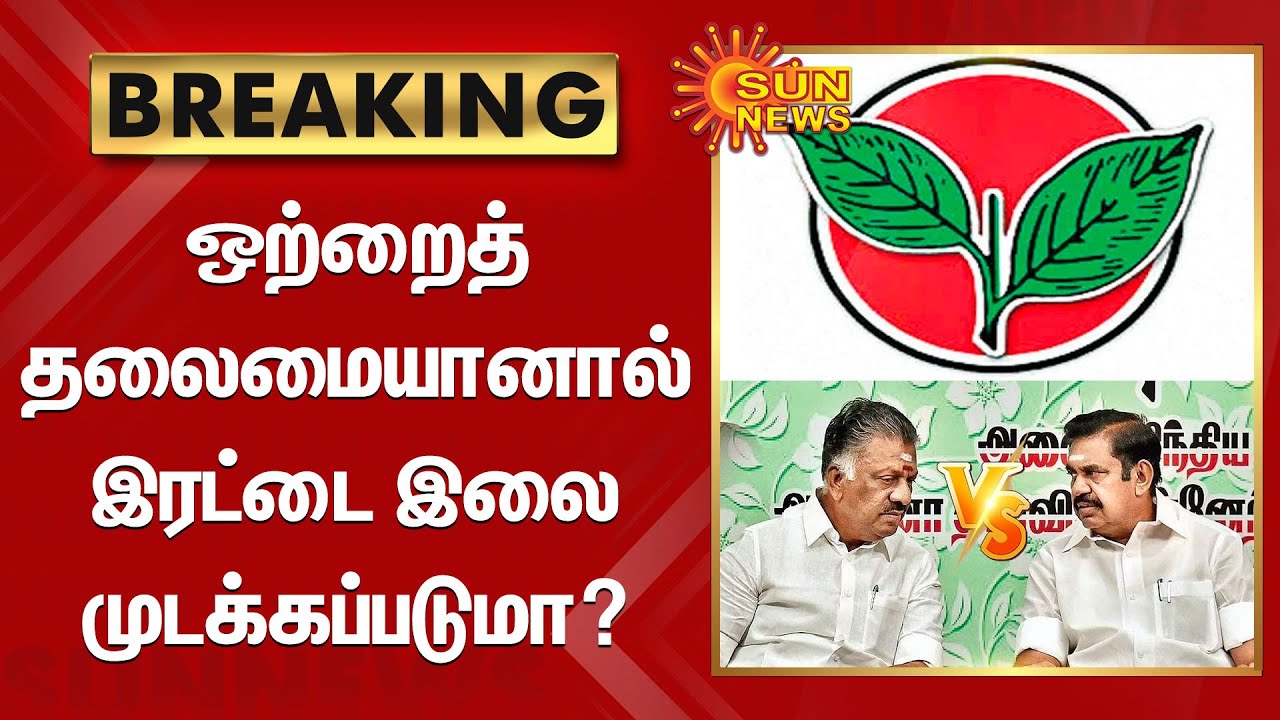 EPS vs OPS | Two leaves symbol  | ஒற்றைத் தலைமையானால் இரட்டை இலை முடக்கப்படுமா?
