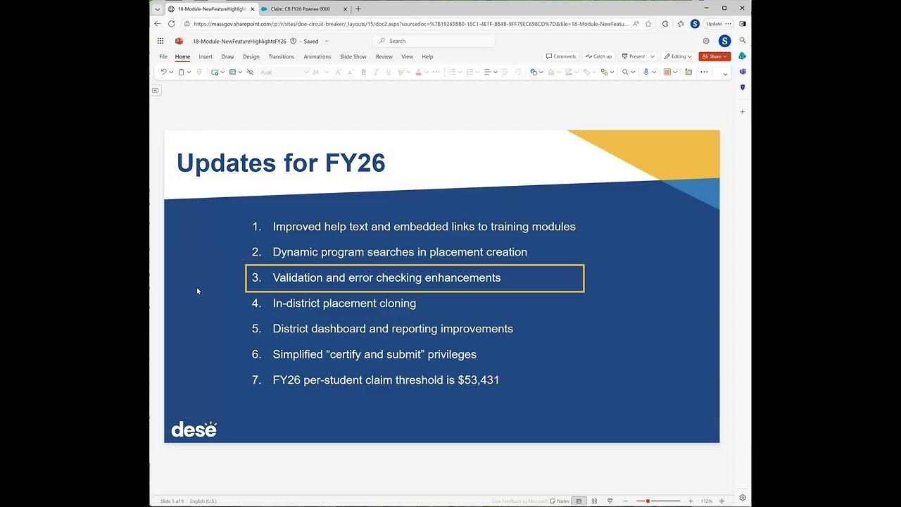 Circuit Breaker Claim System: Highlights of New FY26 Features