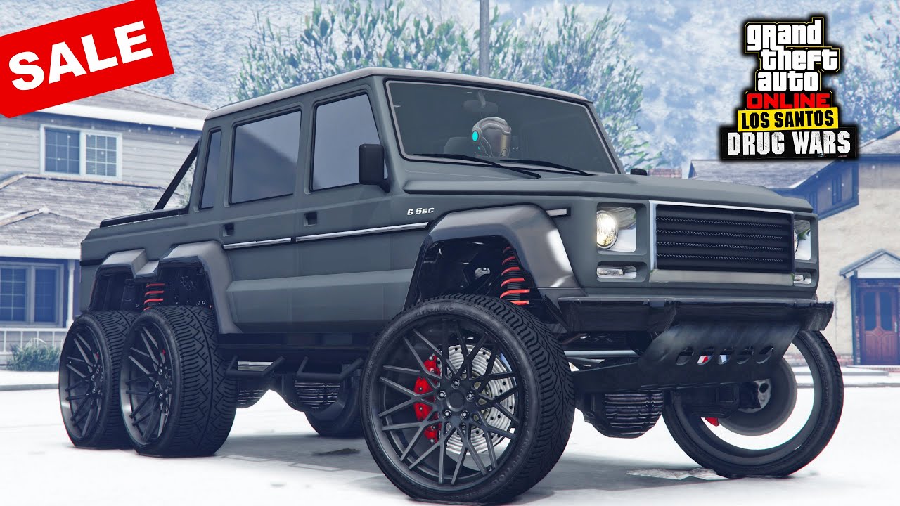 Dubsta 6x6 Best Customization & Review in GTA 5 Online | SALE | 6x6 Mercedes-Benz G63