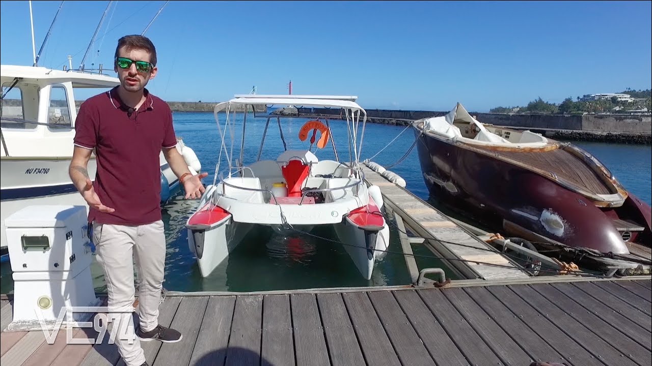 Essai bateau électrique OBIBOAT 2019 à La Réunion
