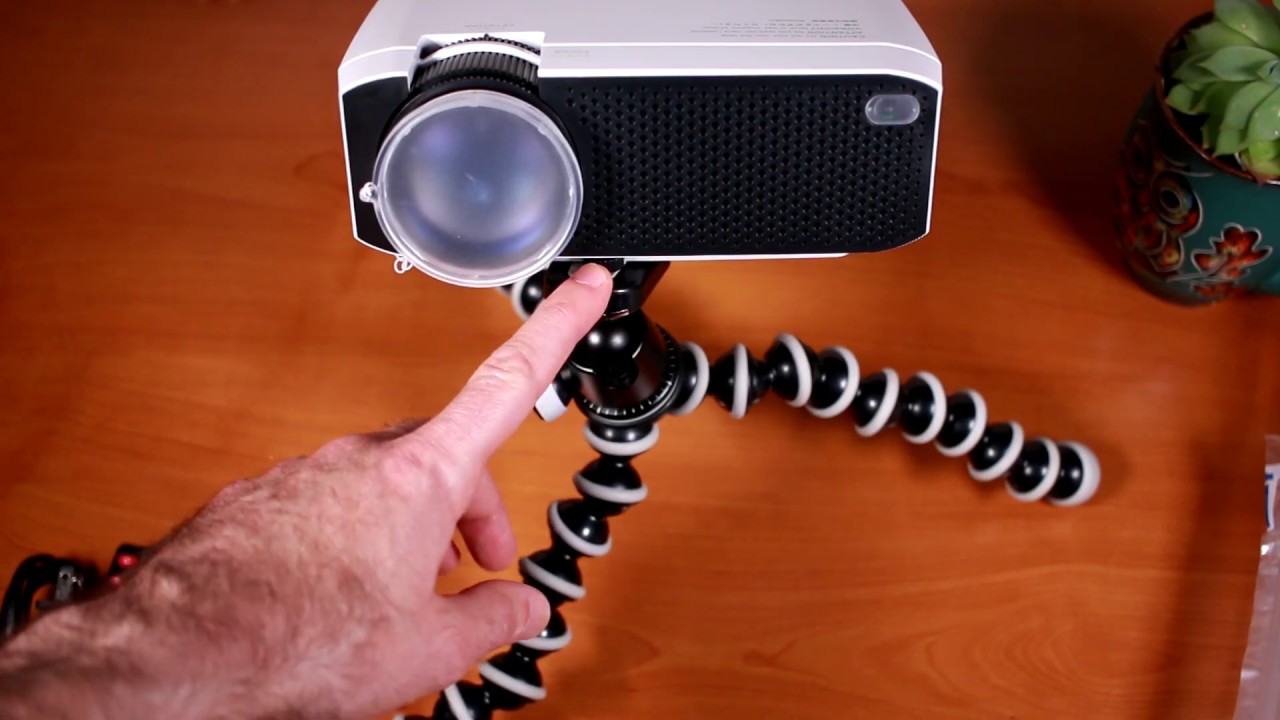 Full review and demo of LC350 LCD LED projector from Apeman