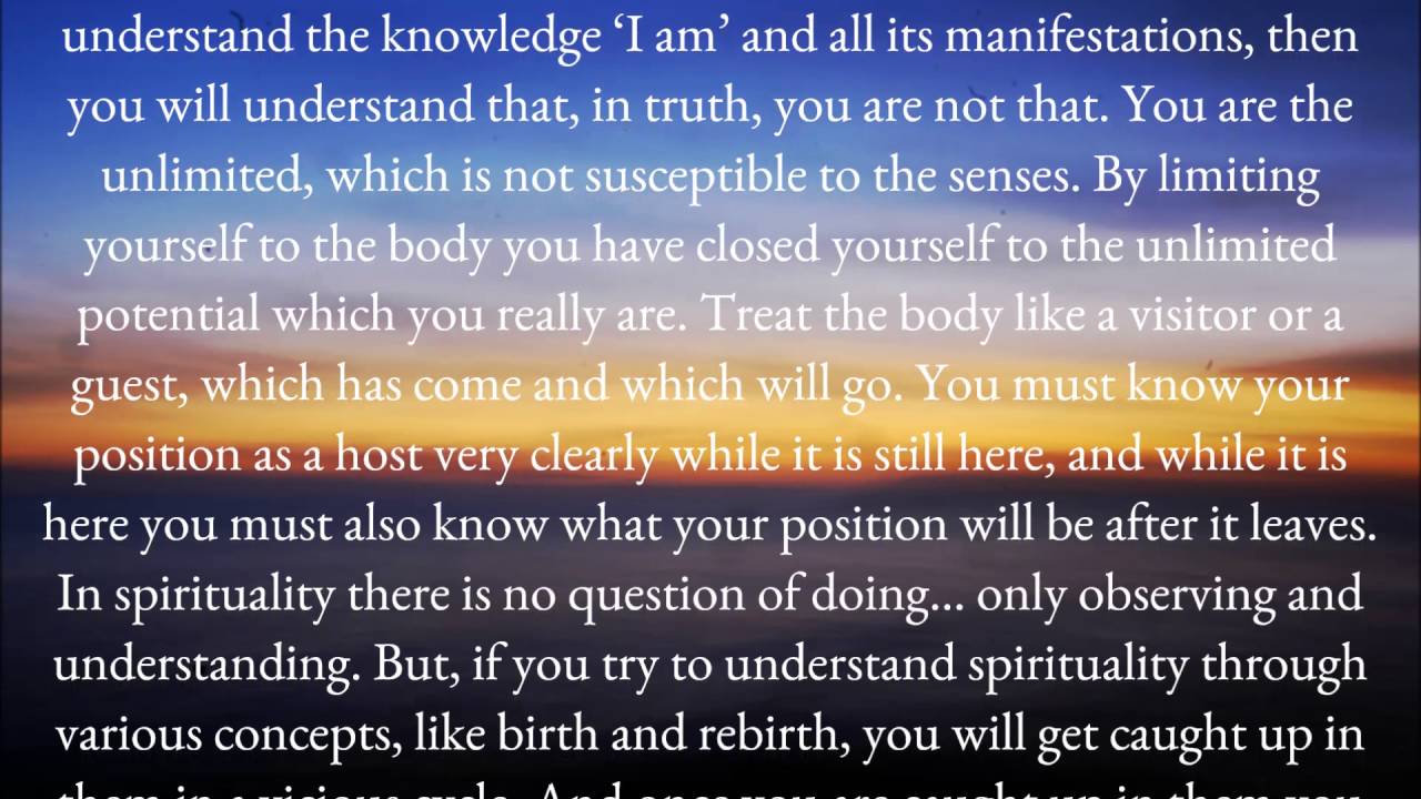 Death - Nisargadatta Maharaj