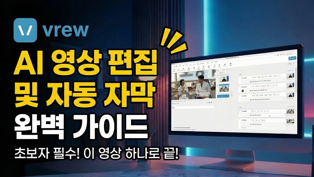 초보도 쉽게 따라하는 무료 AI 영상편집 프로그램 브루(VREW) 완벽 가이드