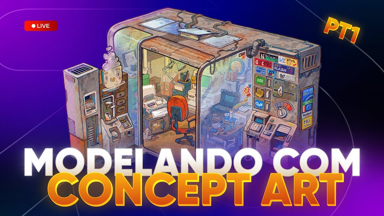 🔴 DO CONCEPT AO RENDER - PT.1 | Live 