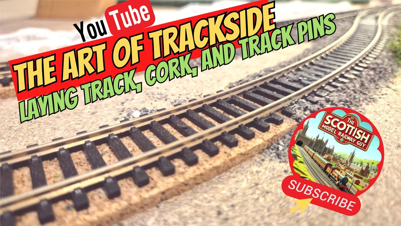 Lay YOUR Model Railway Track, Cork, and Track Pins [Tutorial].