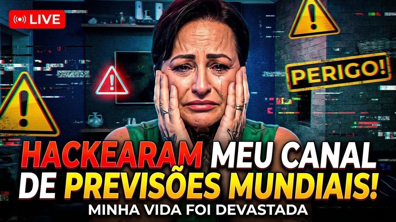 Hackearam meu canal de PREVIS&Otilde;ES MUNDIAIS! 😰😭