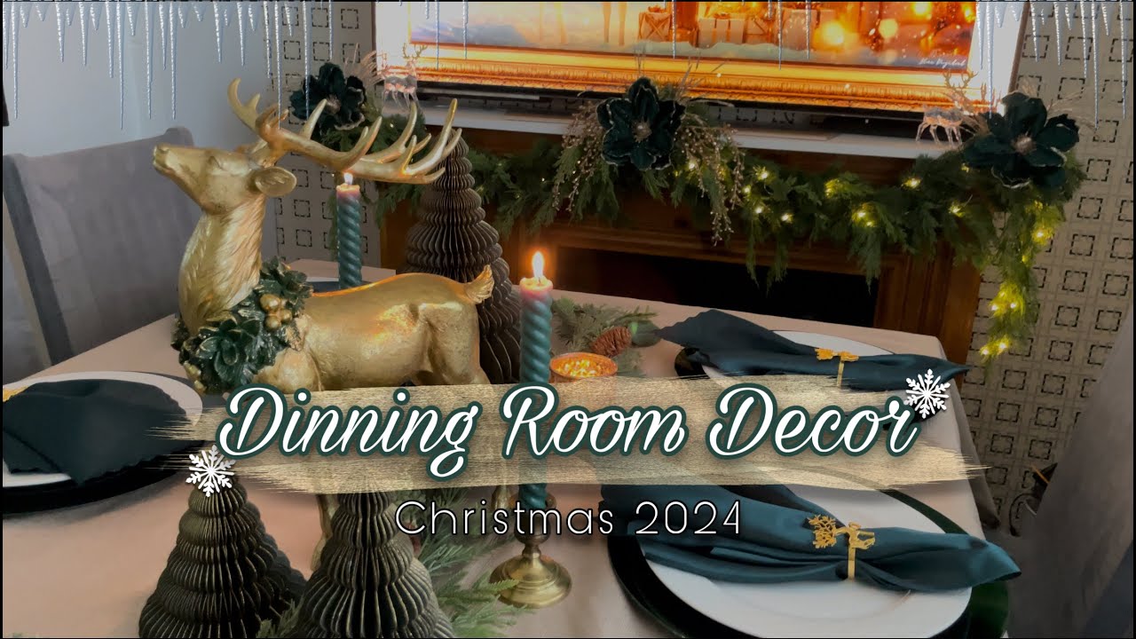 De oración del Comedor para Navidad / Dinning room Decor for Christmas