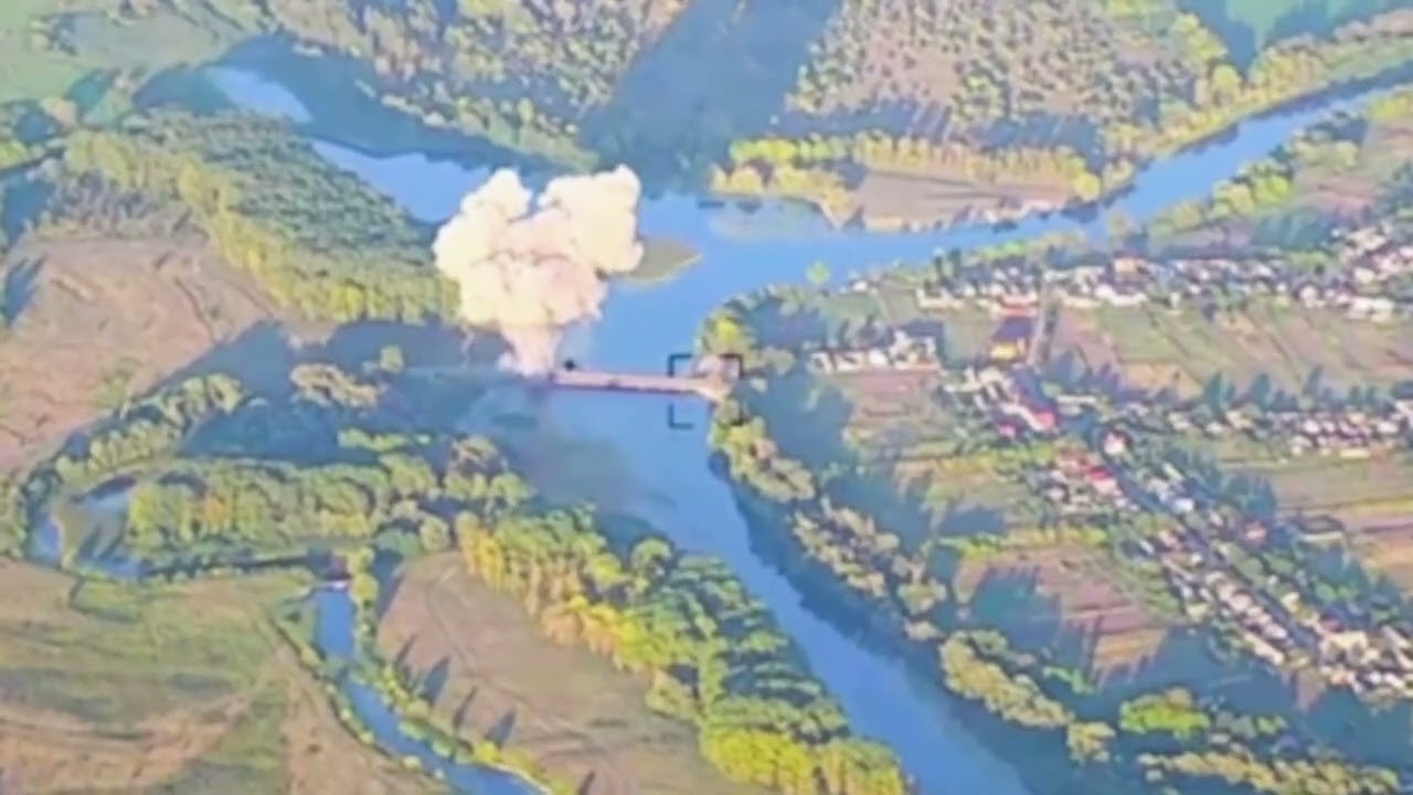 American missiles destroyed a bridge in the Kursk region of Russia