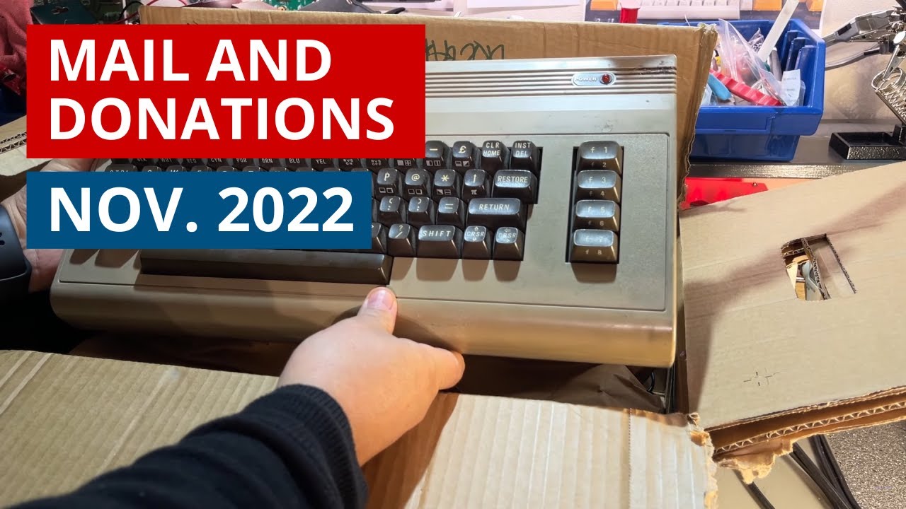 Mail and donations - November 2022 - C64, Atari XE, eprom eraser, solder sucker, low melt solder++
