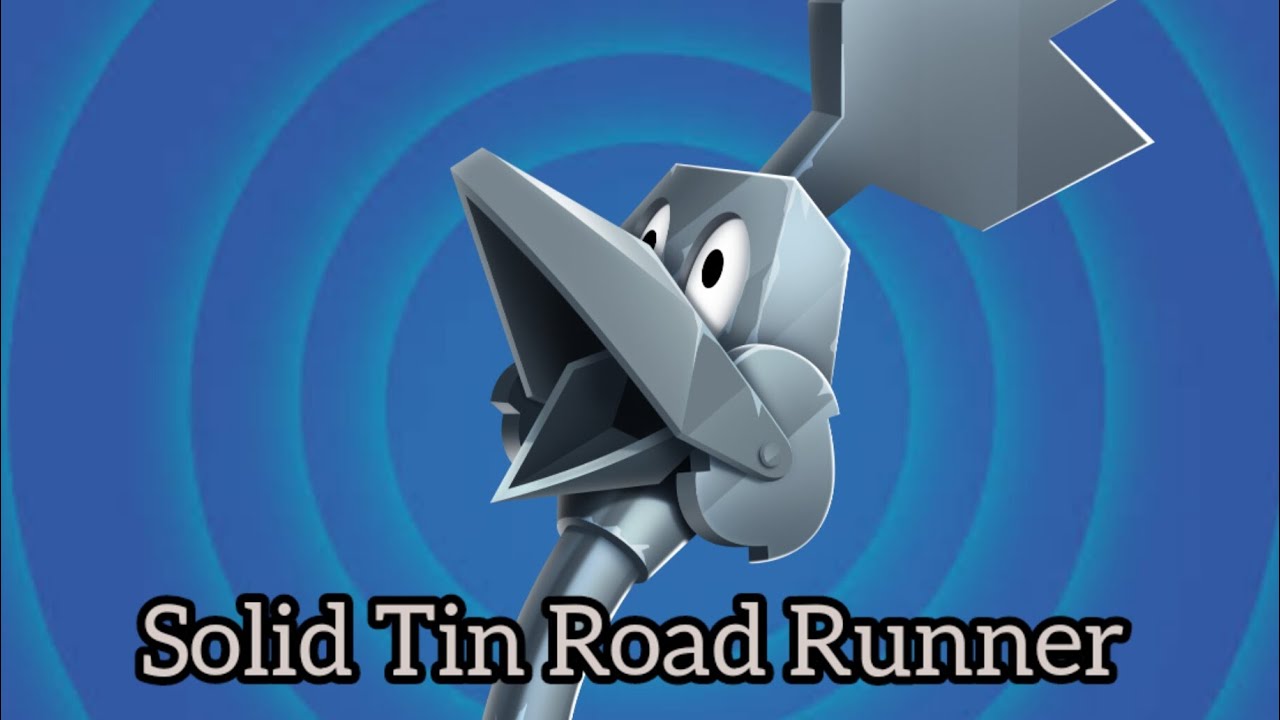 Looney Tunes World of Mayhem - Solid Tin Read Runner 2nd Robot Toon