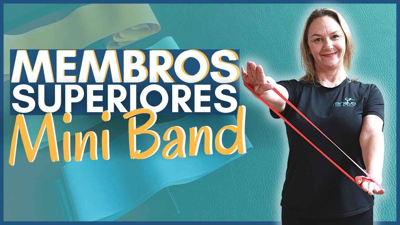 ✅TREINO DE BRAÇOS MINI BAND | PILATES EM CASA