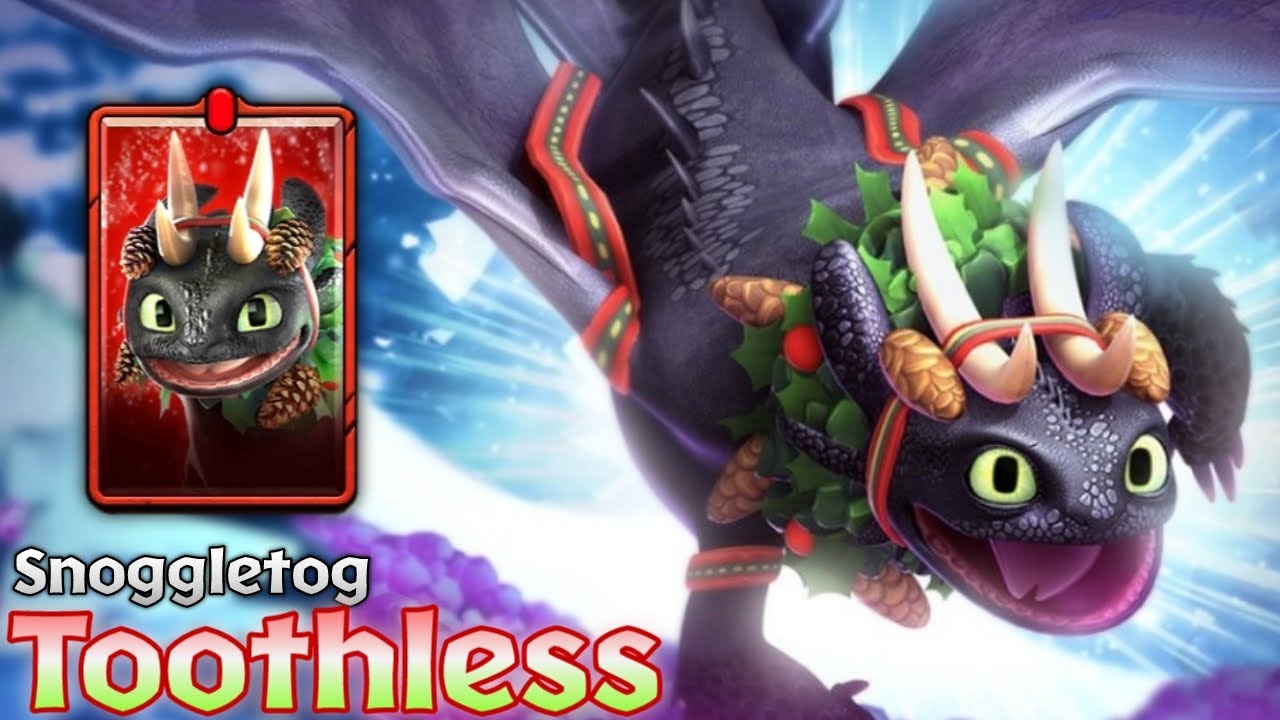 [Unlocked] Snoggletog Toothless - 5-Star Red Premium Night Fury | Dragons: Titan Uprising