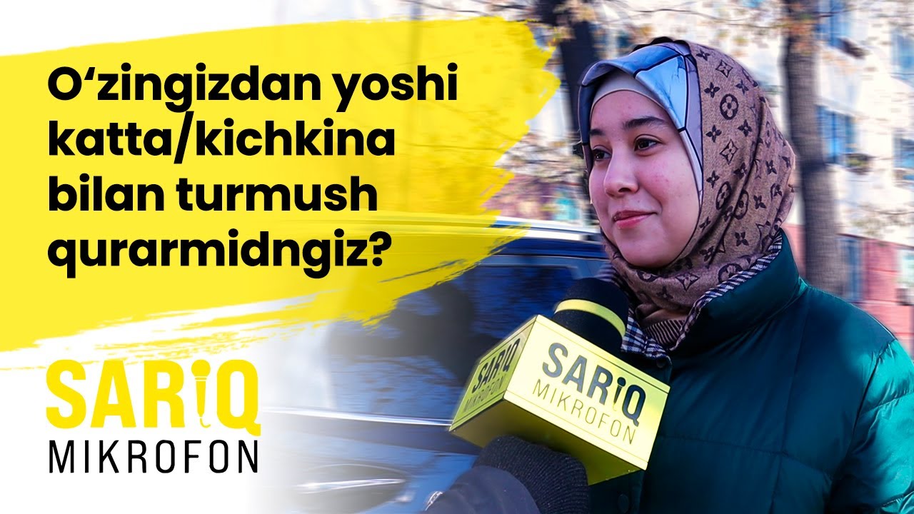 O‘zingizdan yoshi katta/kichkina bilan turmush qurarmidingiz?