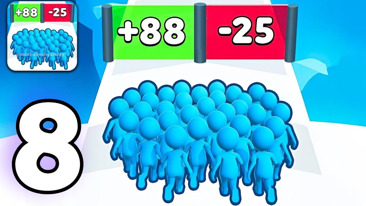Count Masters - Stickman Clash - Gameplay Walkthrough Part 8 (Android, iOS) 