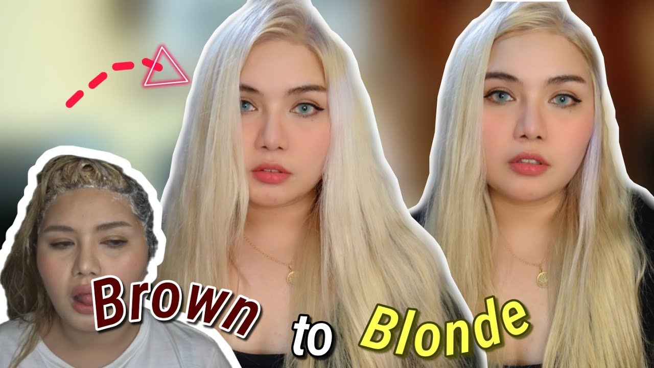 BROWN TO BLONDE| BREMOD BLEACH & DUST 0.0 | DIY BLONDE HAIR COLOR | Polin Polin