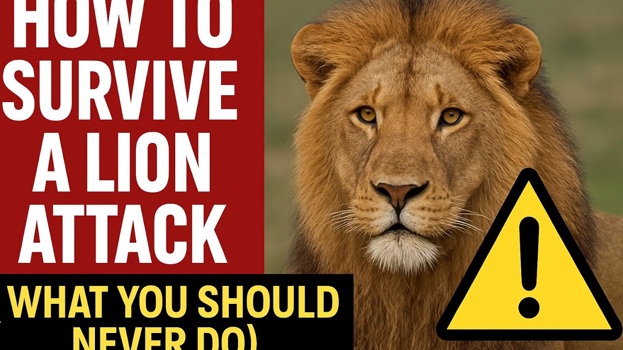 How to Survive a Lion Attack &ndash; 10 Life-Saving Tips