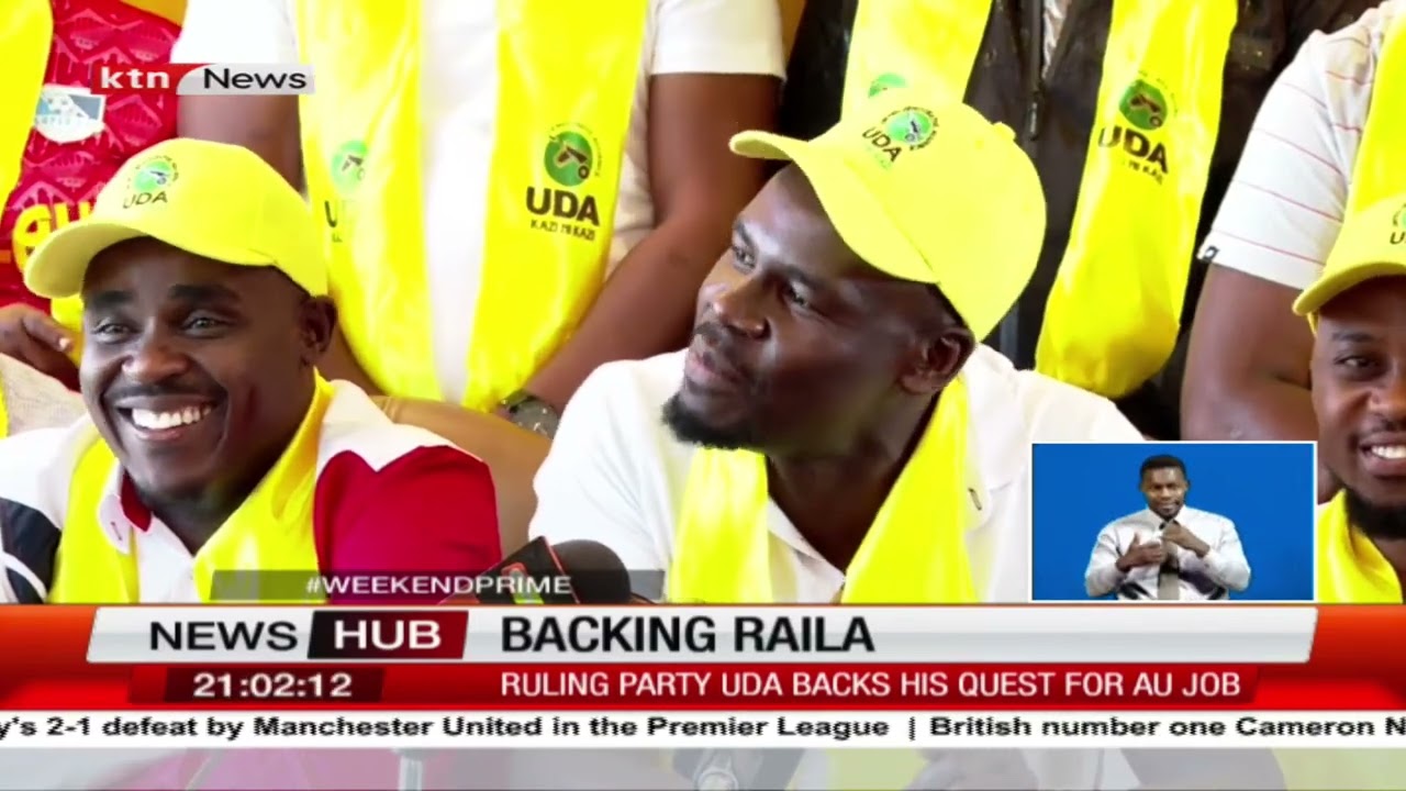 UDA backs Azimio leader Raila Odinga on the AU position