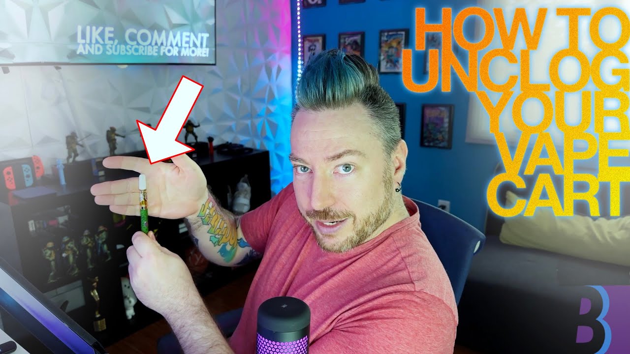 How to unclog your 510 vape cart quickly and easily!