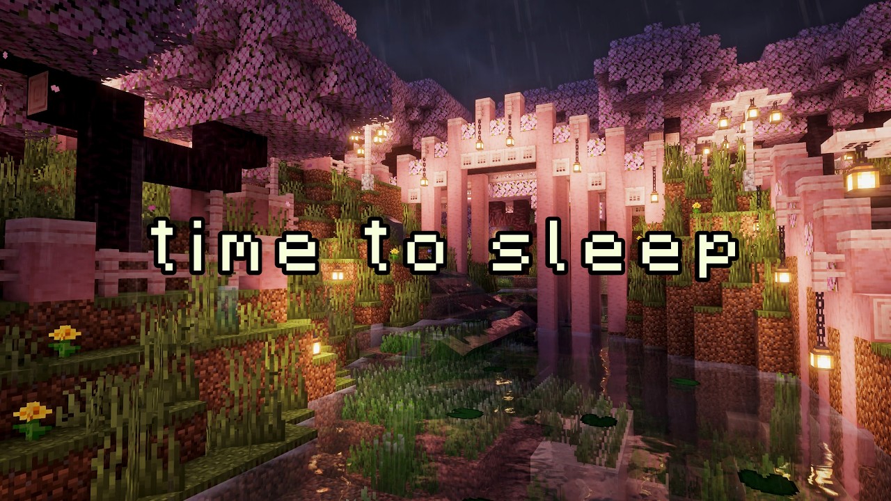 rest for a while... | minecraft cozy rain ambience