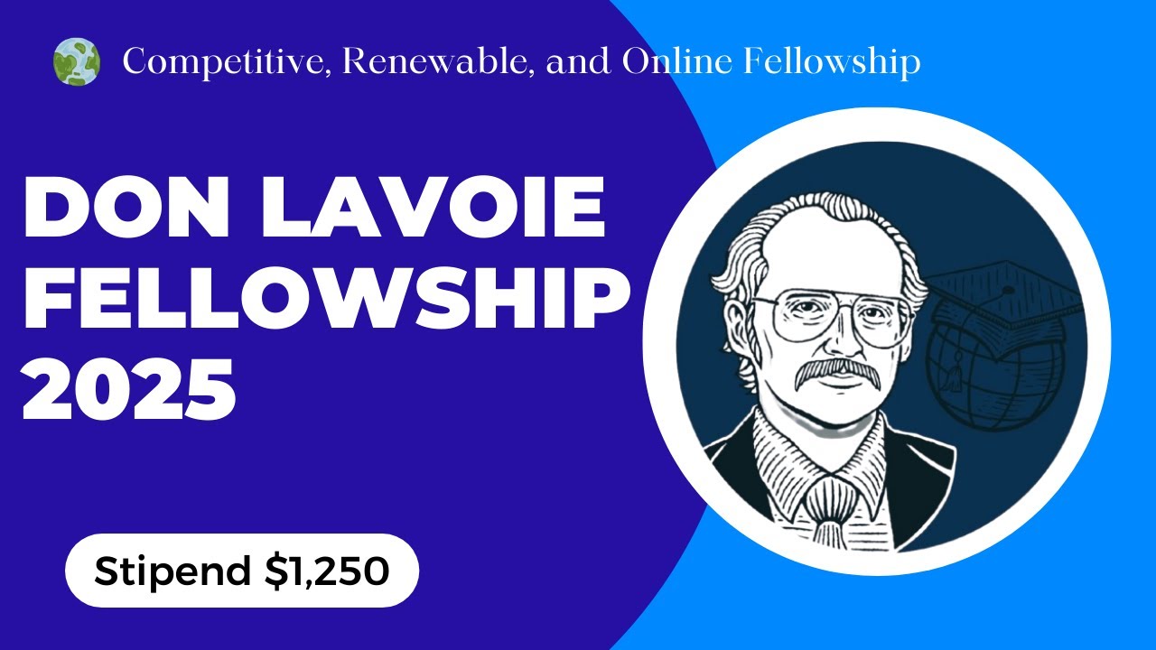 The Don Lavoie Fellowship Program | Mercatus Center | George Mason University