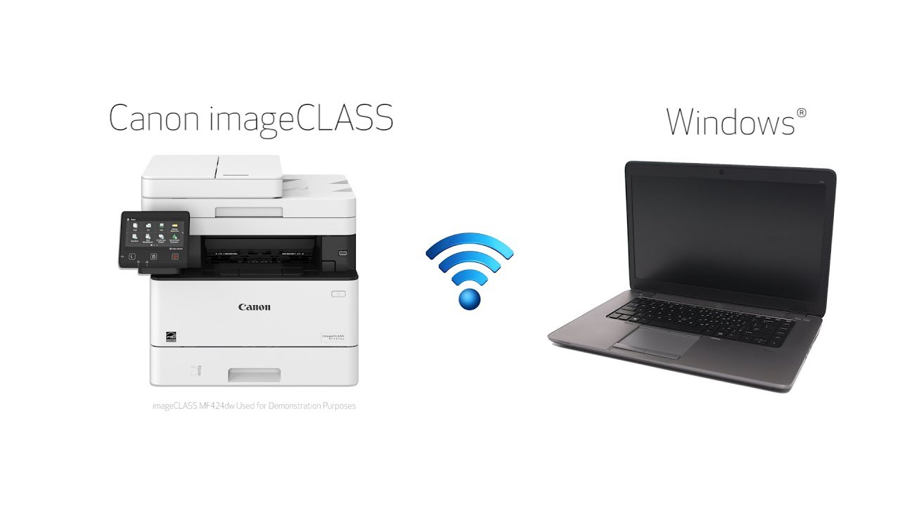 Wi-Fi Setup with a Windows PC for Canon imageCLASS