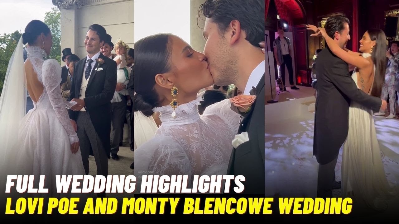 EMOTIONAL WEDDING HIGHLIGHTS Lovi Poe and Monty Blencowe WEDDING in Cliveden House, LONDON August 26