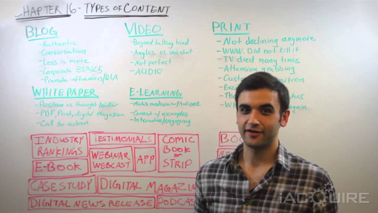 Epic Content Marketing: Ch. 16 - iAcquire Cliffs Notes Tuesday - 12.3.13