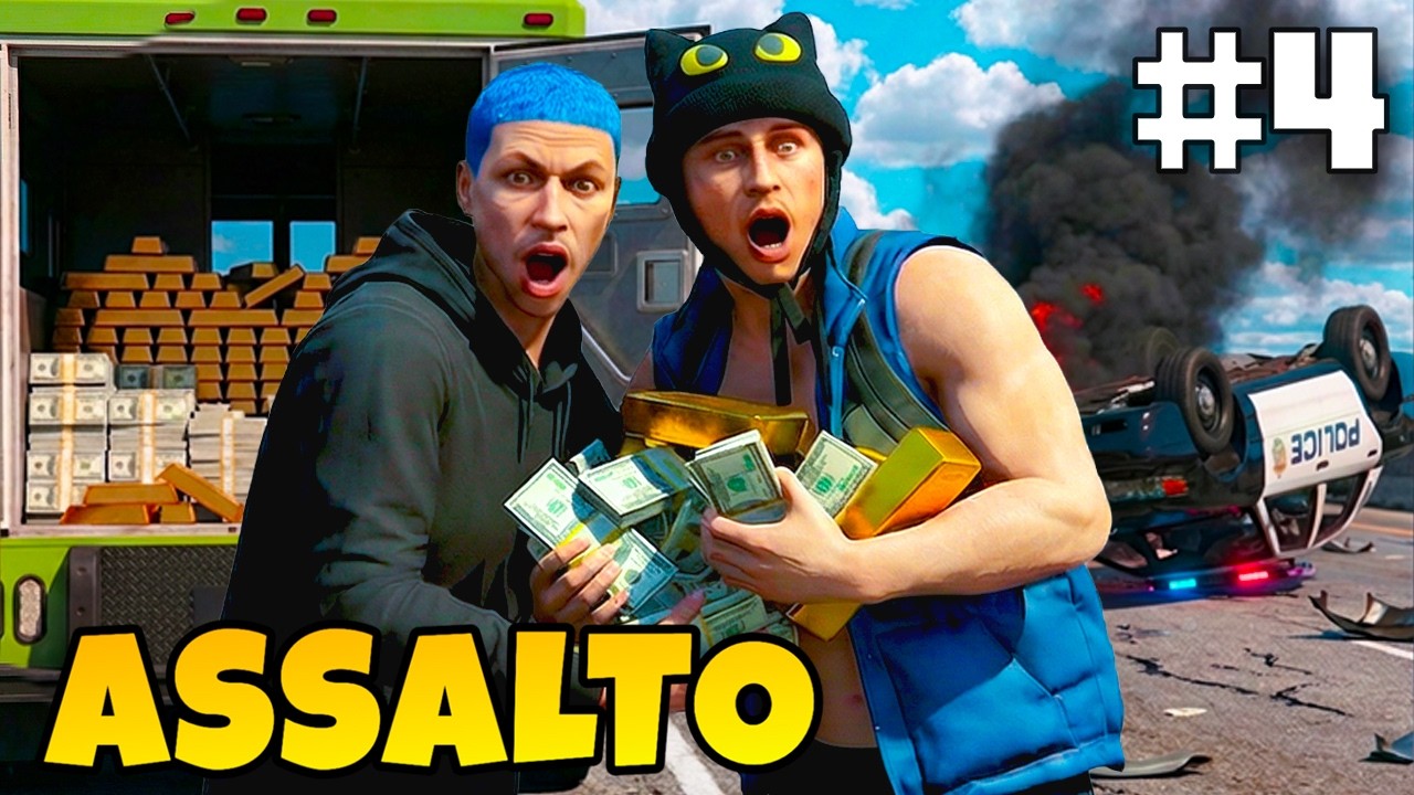 🔥 ASSALTIAMO IL FURGONE PORTAVALORI SU GTA 5 RP CON TEKNOYD ⚡️