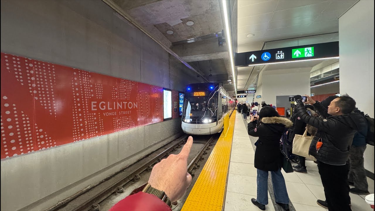 🔴 LIVE: Toronto Line 5 Eglinton Opening Day! First Ride + Station Tour 🚇