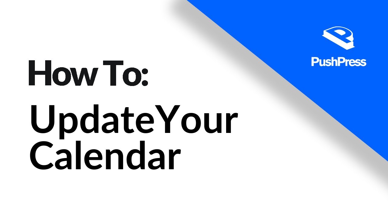 PushPress - Updating Your Class Calendar