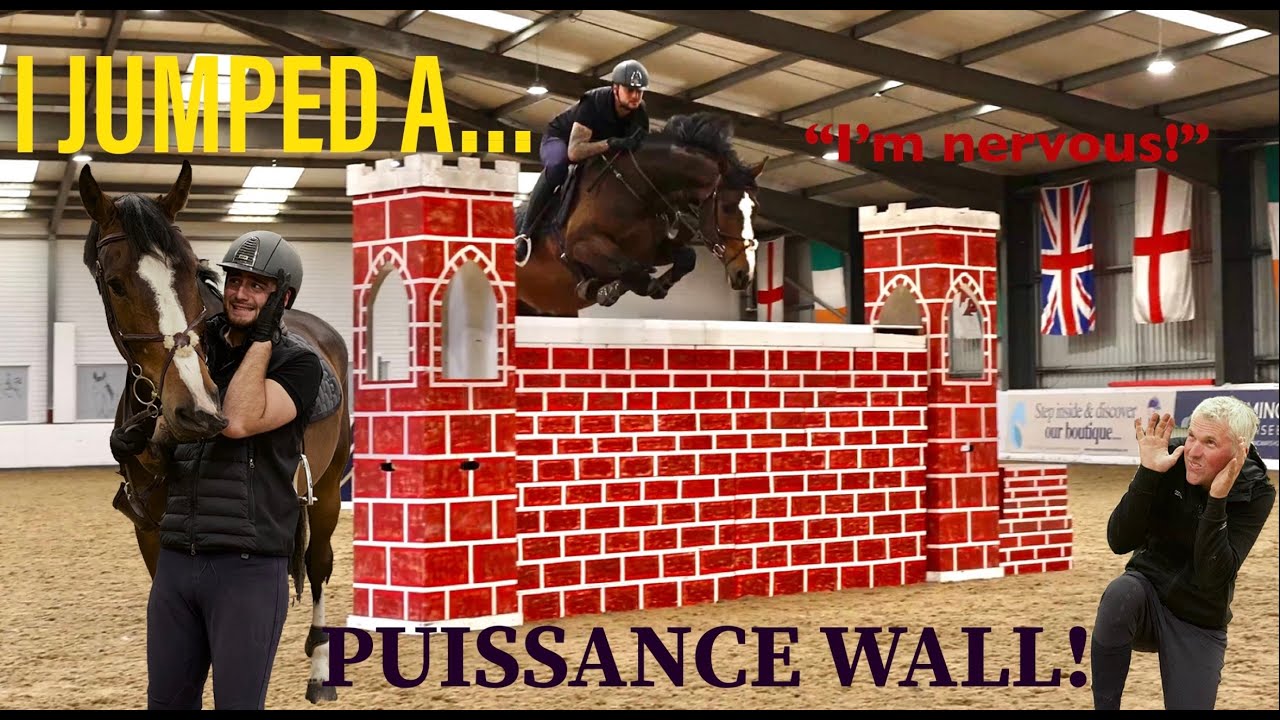 I JUMPED A PUISSANCE WALL WITH DAN DELSART! (PRACTICE DAY)