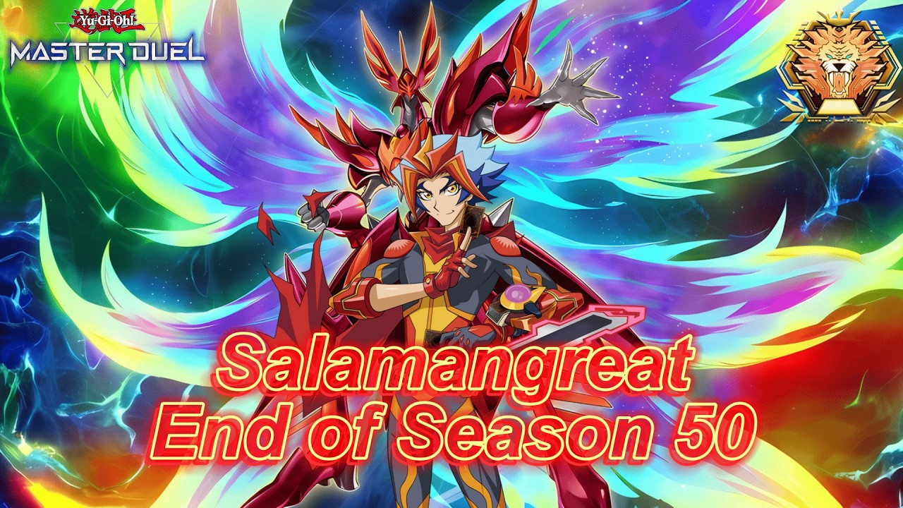 Salmangreat End of Season 50 / Master Rank Gameplay & Deck list [Yu-Gi-Oh! Master Duel] Season 50