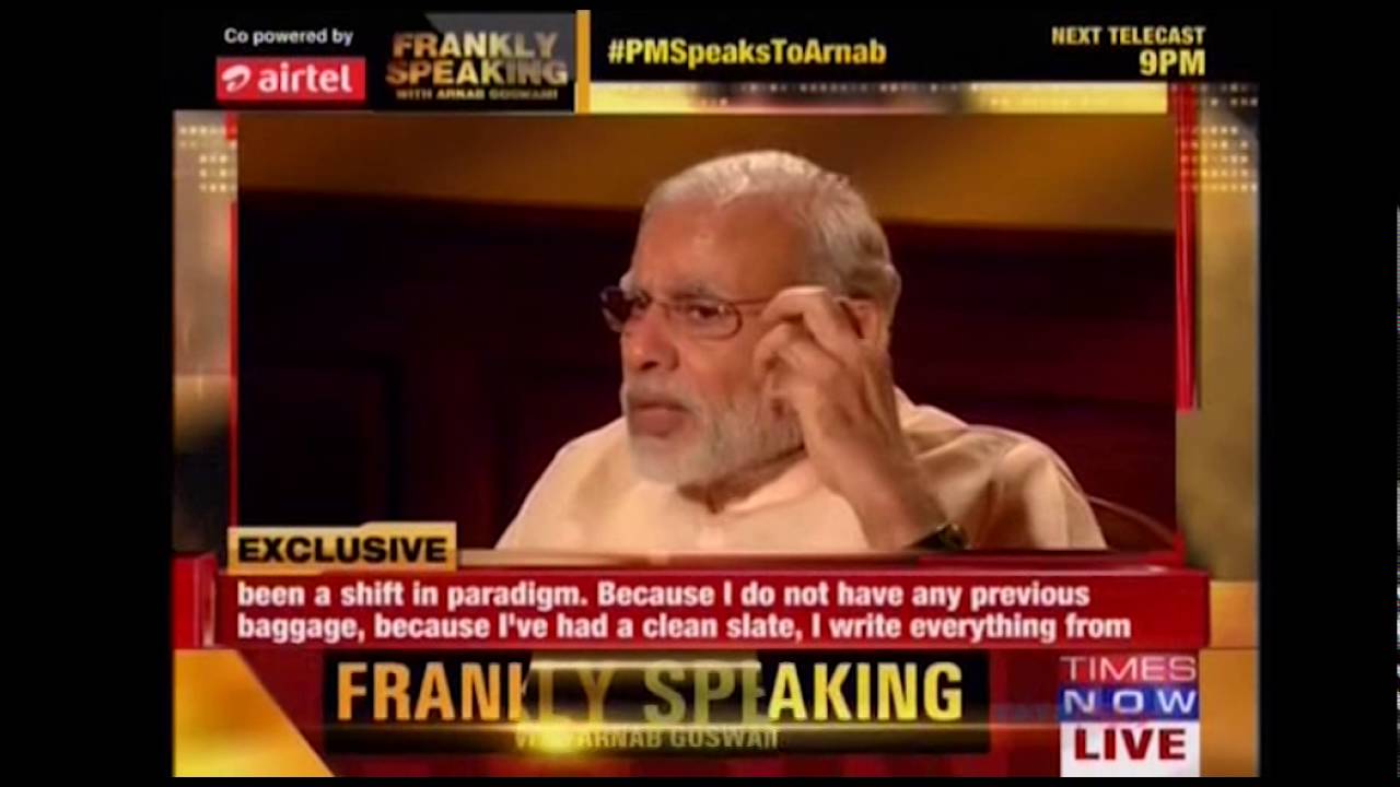 Watch exclusive & first interview of Shri Narendra Modi after becoming Prime Minister of India