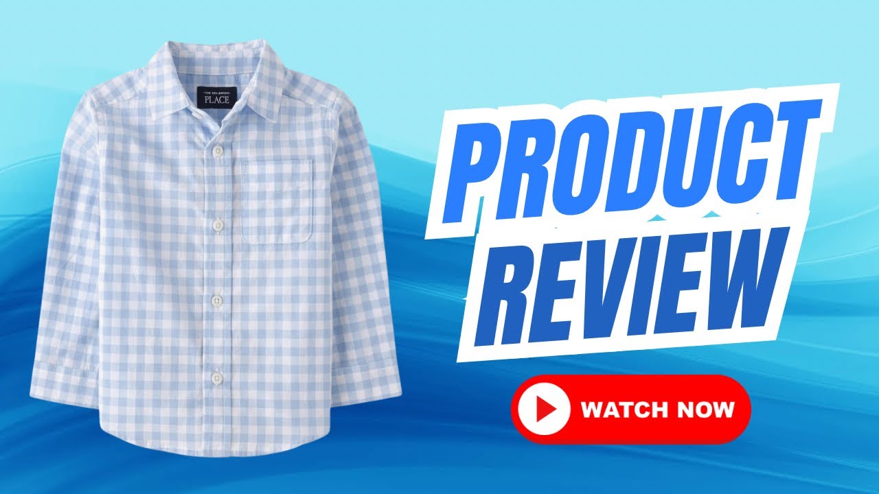 Honest Review of This Children's Place Poplin Button Down Shirt!