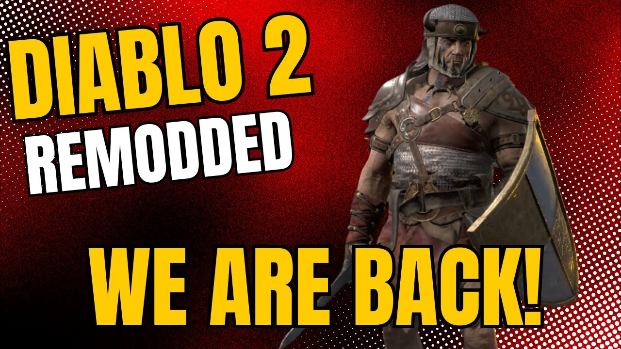 Diablo 2 Remodded | We are so back BABY! | Barbarian Playthrough Part Normal