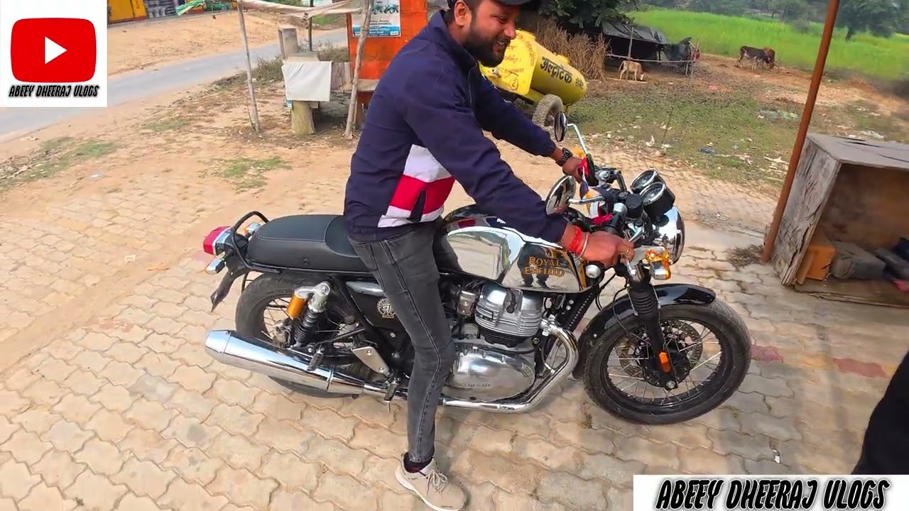 THE FIRST SERVICE OF GT IN MIRZAPUR AND MEET UP WITH SOME YOUTUBERS WITH HIGH VIEW #gtcontinental650