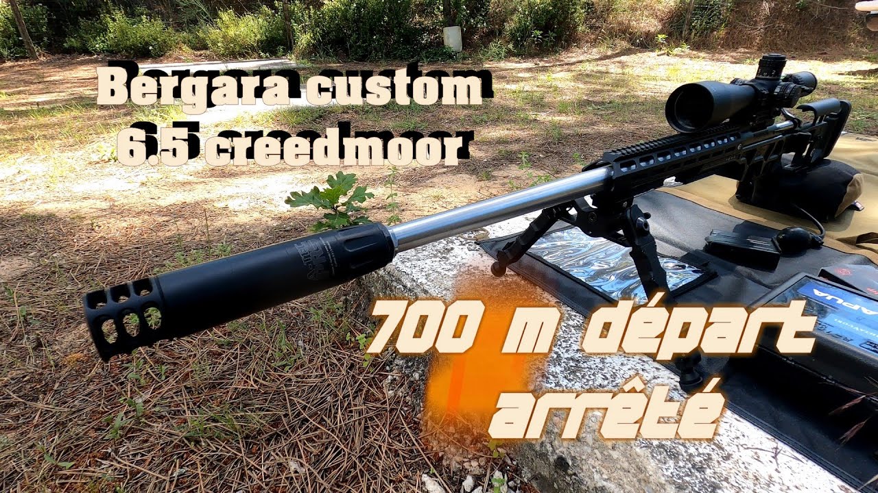Bergara custom 6 5 creedmoor 700 m départ arrêté